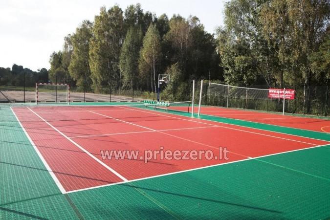 Tennis court, basketball court and other entertainment in Kernaves bajoryne