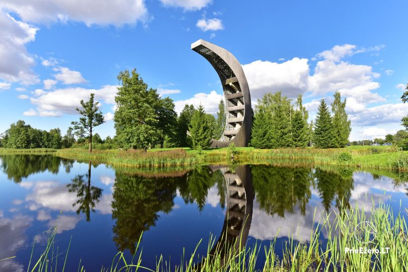 Kirkilai observation tower in Biržai