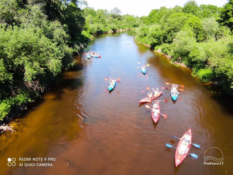 Kayaks, SUP, fishing boat for rent