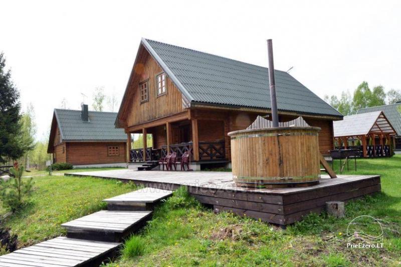 Sauna in homestead in Moletai region at the river  Stirnelės viensėdis