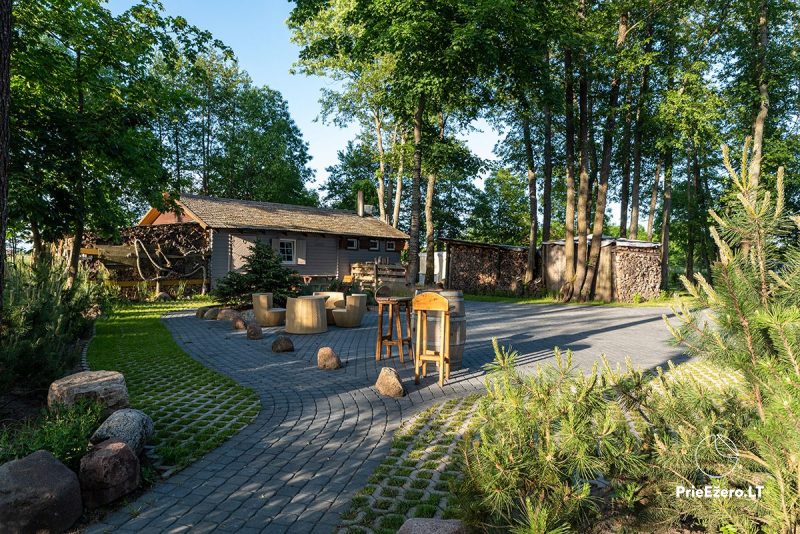 Sauna im Ferienhaus - Camping Olandų kepurė in Karkle, Klaipeda Bezirk