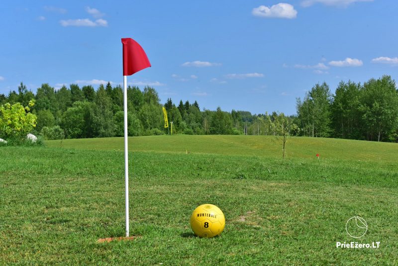 Monteball - ein neues Sportspiel im Bezirk Vilnius