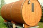 Mobile sauna in Gargdzai district in camp "Minijos senvage"
