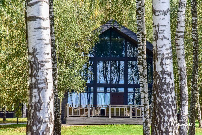 Restaurant Amora in Molėtai district at the lake