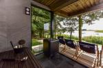 Sauna mit Whirlpool, Ferienhütte mit Jacuzzi im Wakeboardpark „Wakepond Atostogų Slėnis“ - 3