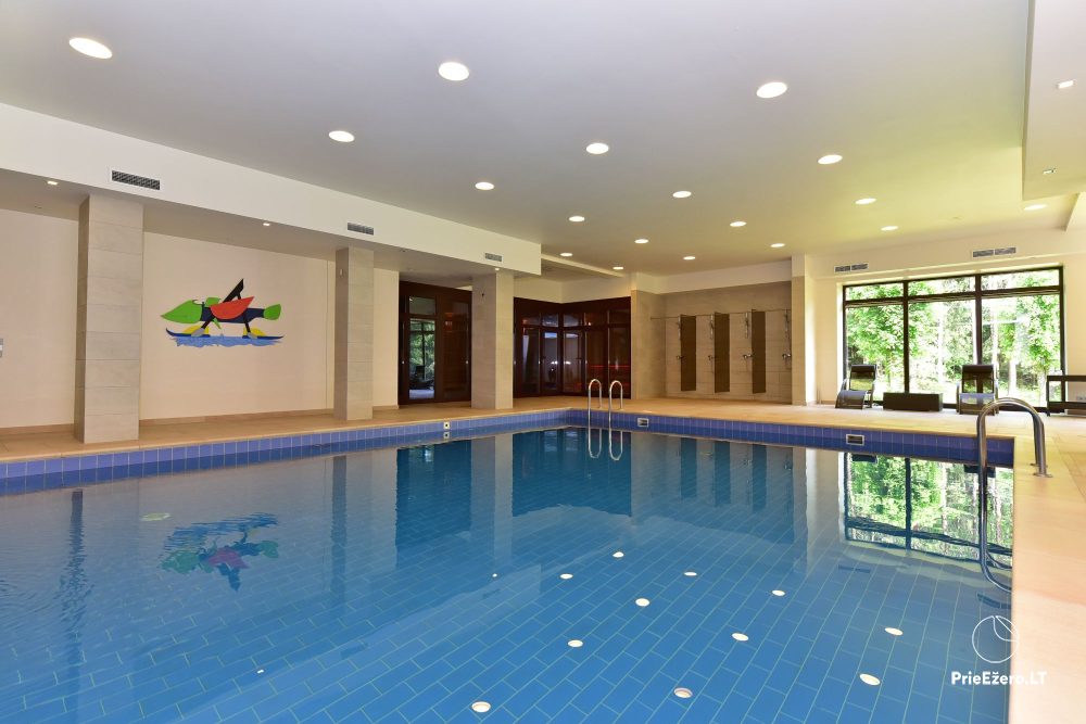 Schwimmbad- und Saunakomplex im Gehöft „Žiogelis“ am See - 1
