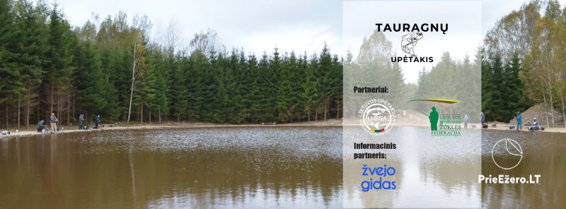 Fishing in the new pond “Tauragnų Upėtakis”