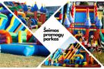 Inflatable trampolines and other toys for rent in Kaunas and Kaunas district
