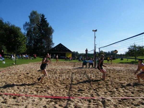 Beach volleyball courts near Druskininkai