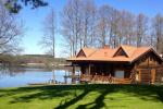 Countryside tourism complex in Trakai region on the shore of the lake "Margio krantas"