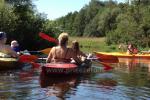 Canoe rental in homestead in Anyksciai region