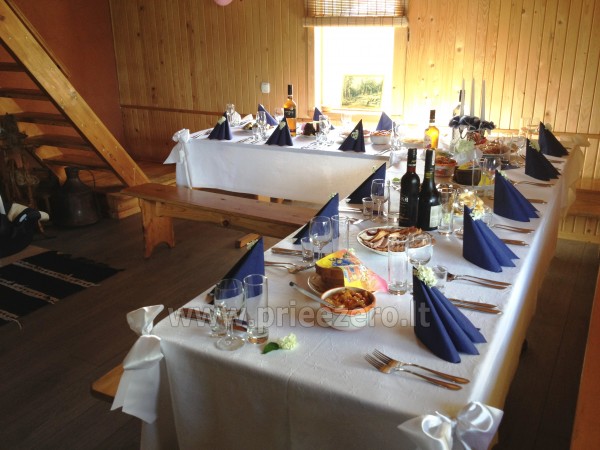 Banquet hall in homestead in Anyksciai region - 1