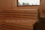 Sauna im Gehoft Raganyne in Kelme-Bereich, durch den See Gilius - 2