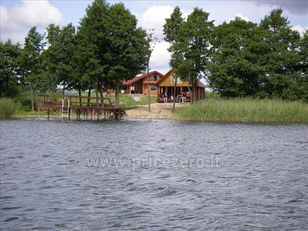 Homestead in Moletai district at the lake Poilsis Tau