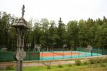 Kort tenisowy w gospodarstwu nad jeziorem Plateliai Saules slenis - 4