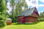 Haus mit Wohnzimmer und Kamin, zwei Schlafzimmern, Laube im Hof (6 Schlafplätze) - 1
