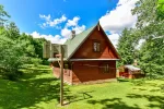 Haus mit Wohnzimmer und Kamin, zwei Schlafzimmern, Laube im Hof (6 Schlafplätze) - 3