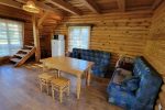 Two-story log cabins for 6-8 guests - 2