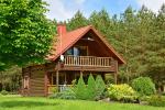 A log guest house with kitchen - 3