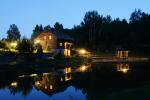 Villa with a sauna and bedrooms on the shore of a water pond - 14