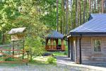 Double summerhouse near the lake in a pine forest - 1