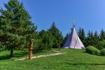 Indianerzelt - Tipi. Bietet Platz für bis zu 30 Personen - 1
